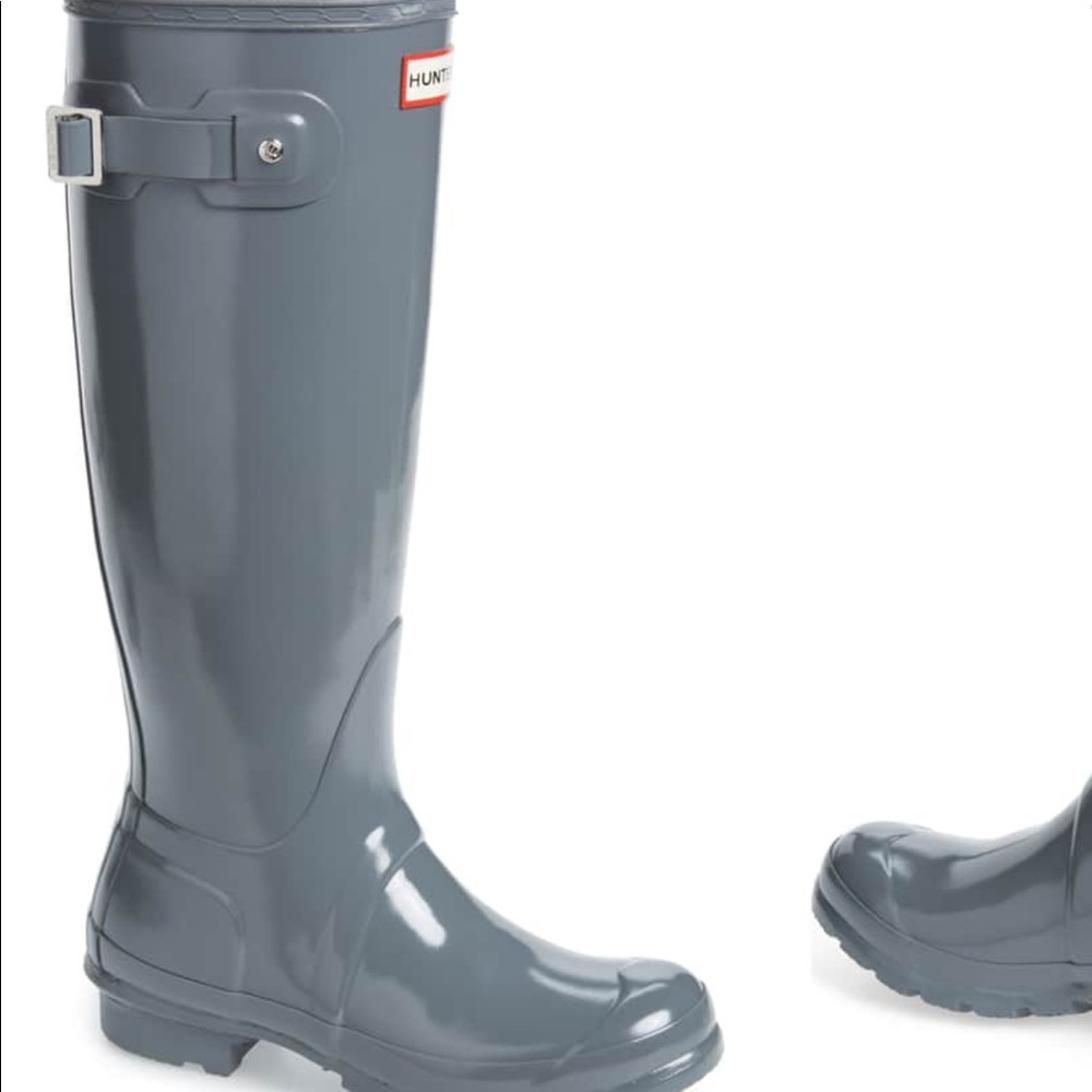 Hunter Boots original high gloss boot.